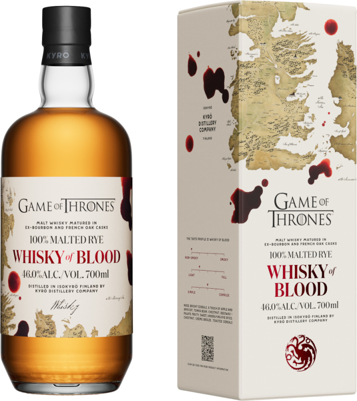 Kyrö Whisky of Blood Kyrö Hra o trůny 0,7l 46% + Dárkové Balení