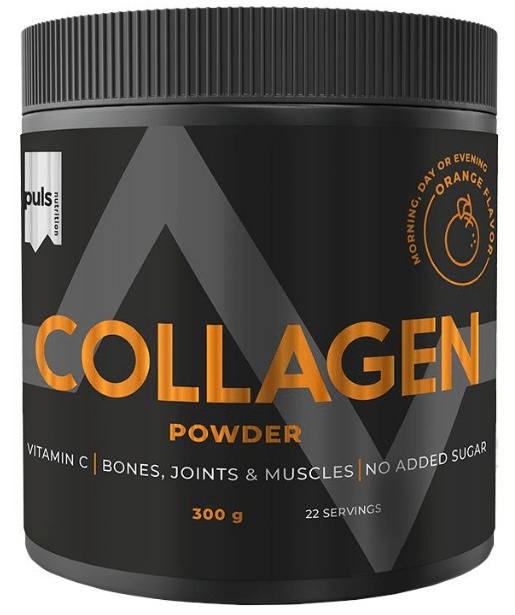 Puls Nutrition Collagen Powder 300 g - pomeranč