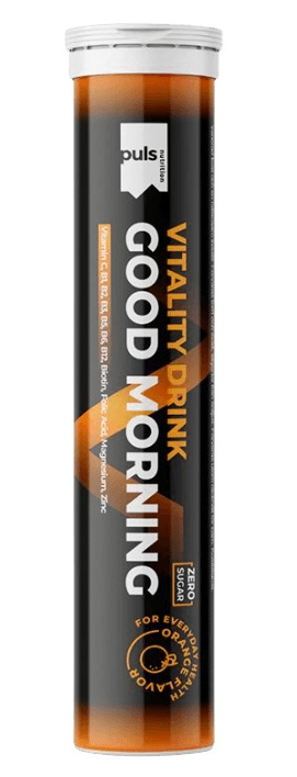 Puls Nutrition Vitality Drink Good Morning 20 šumivých tablet - pomeranč
