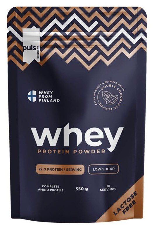 Puls Nutrition Whey Protein Lactose Free 500 g - dvojitá čokoláda