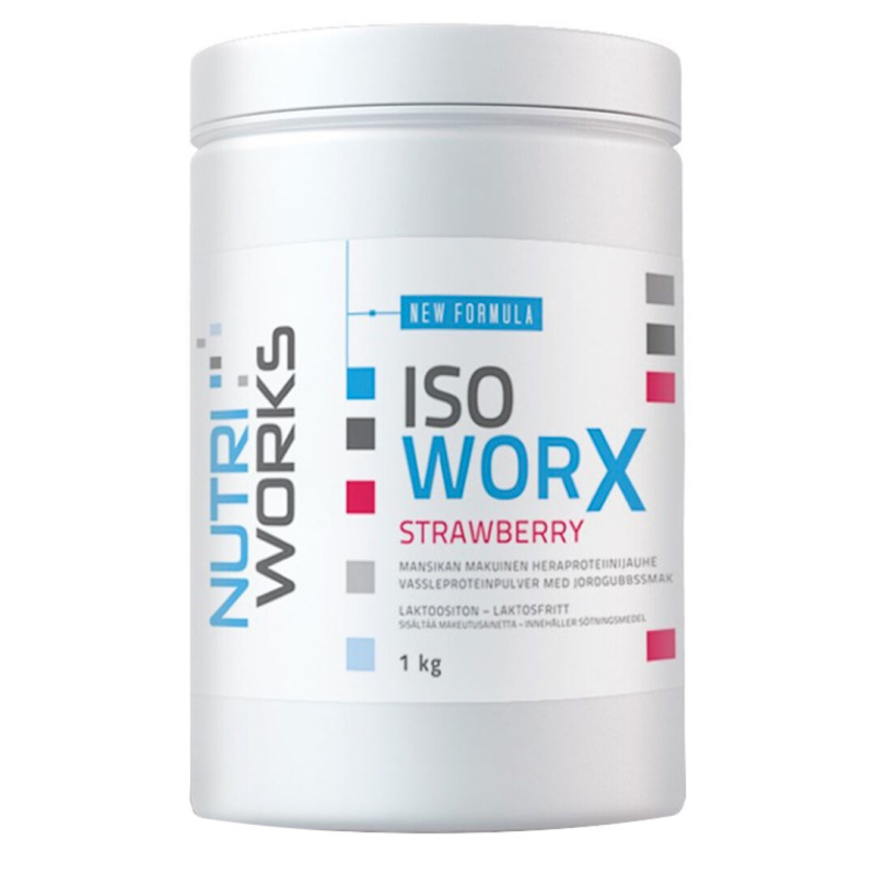 NutriWorks Iso Worx NEW FORMULA 1000g - jahoda
