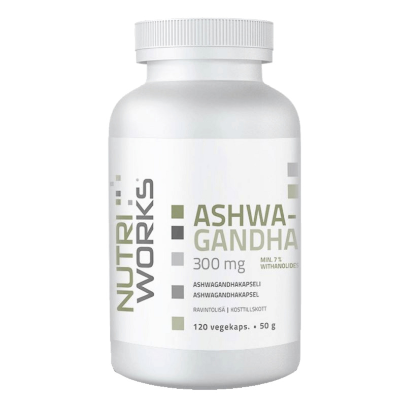 NutriWorks Ashwaganda 120 kapslí 
