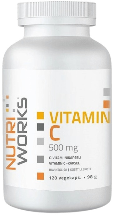 Nutriworks Vitamin C 500 mg 120 kapslí
