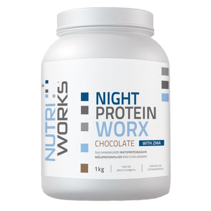 NutriWorks Night Protein Worx 1kg - čokoláda