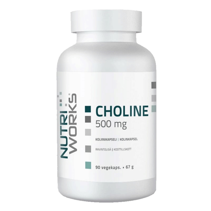 NutriWorks Choline 500mg 90 kapslí