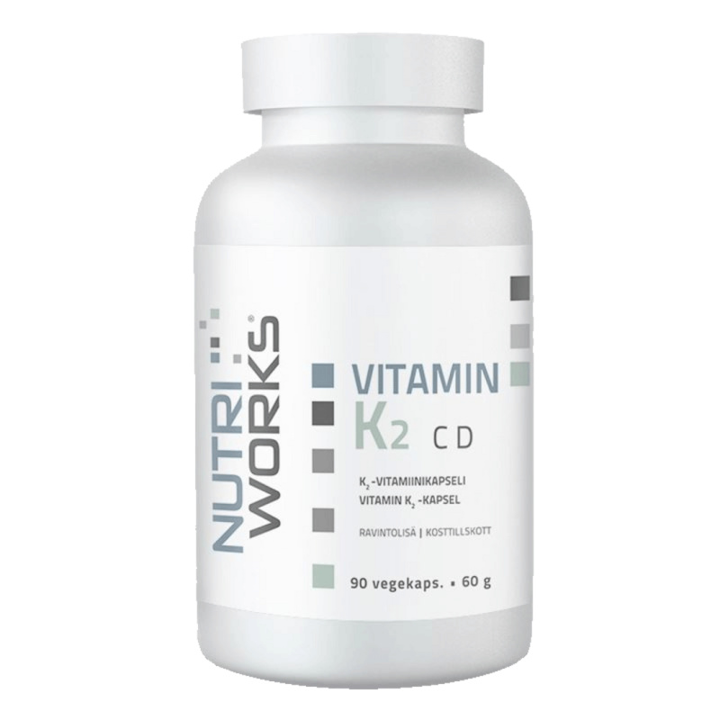 NutriWorks Vitamin K2 C D 90 kapslí