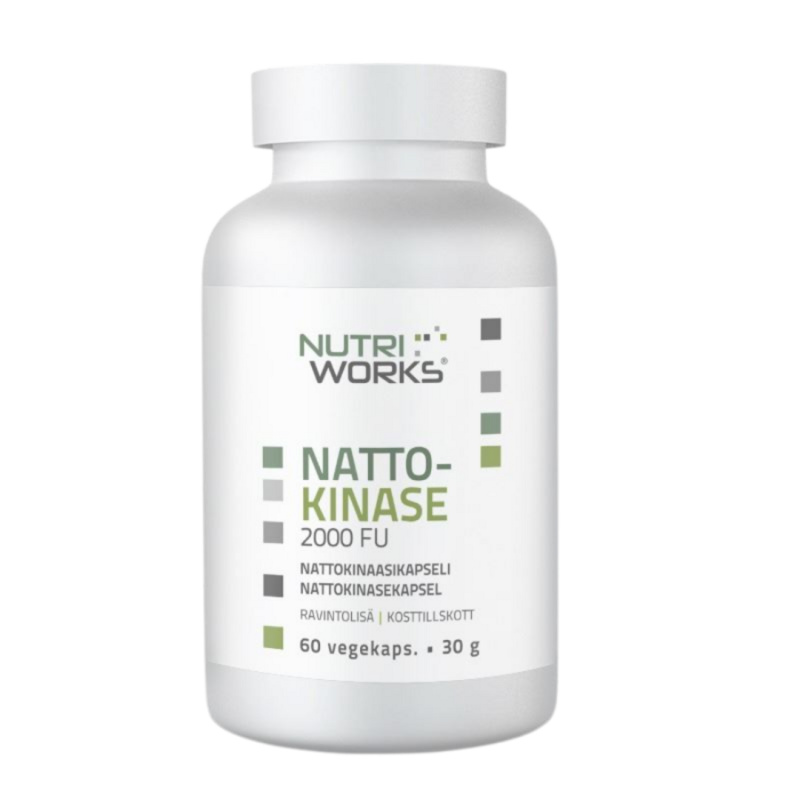NutriWorks Nattokinase 2000 FU - 60 kapslí