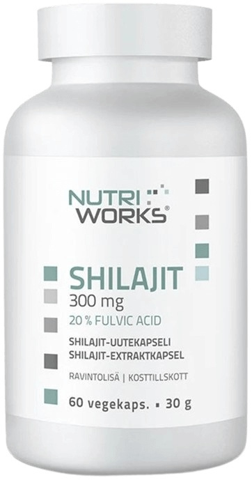 NutriWorks Shilajit 300mg 60 kapslí