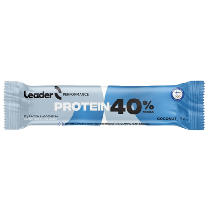LEADER 40% Protein Bar 68g - oříšek
