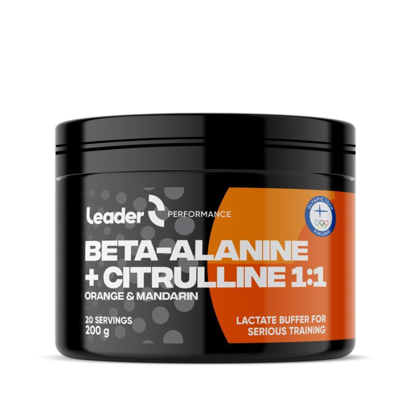 Leader Beta-Alanine + Citrulline 1:1 200 g - pomeranč/mandarinka