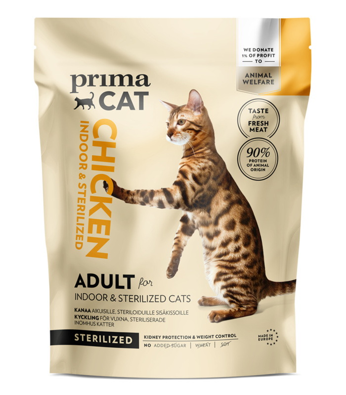 PrimaCat Chicken Sterilized Adult 400 g