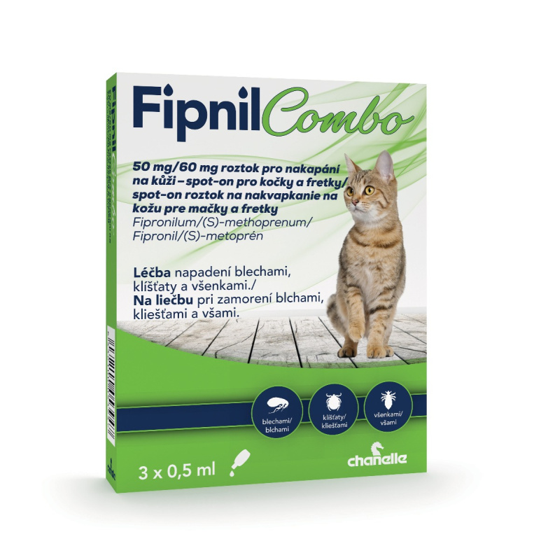FIPNIL Combo 50/60mg Cat Spot-on 3x0,5ml