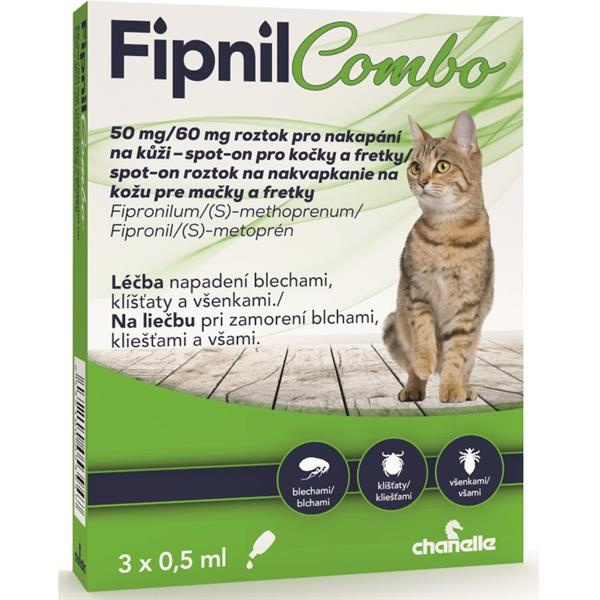 FIPNIL Combo 50/60mg Cat Spot-on 3x0,5ml