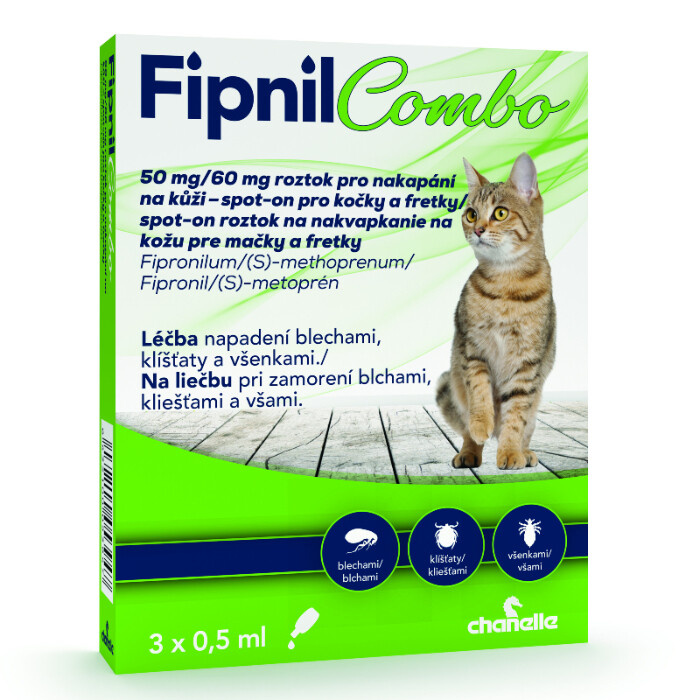FIPNIL Combo 50/60mg Cat Spot-on 3x0,5ml