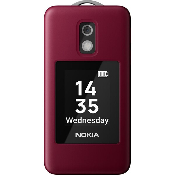 Nokia 2360 Flip vínový