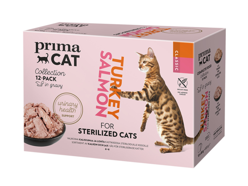 PrimaCat Classic Sterilized Collection Gravy 12 x 85 g 12 x 85 g