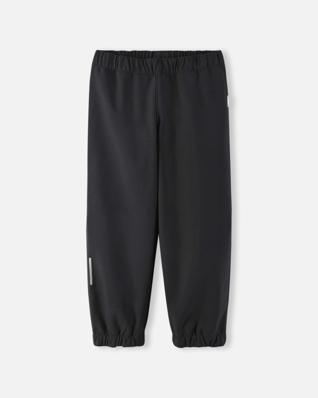 Softshellové kalhoty pro děti černé Black Oikotie Reima Velikost: 134
