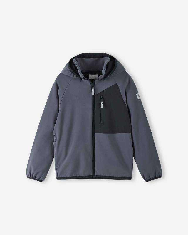 Dětská bunda Reima Mukana - Soft black Velikost: 134