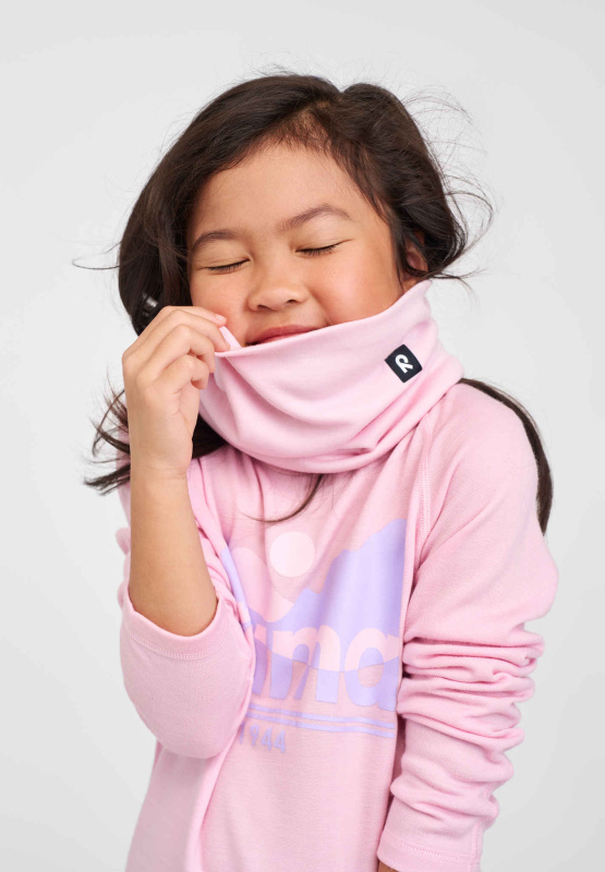 Dětský nákrčník Reima Saarto - pale rose Velikost: one size