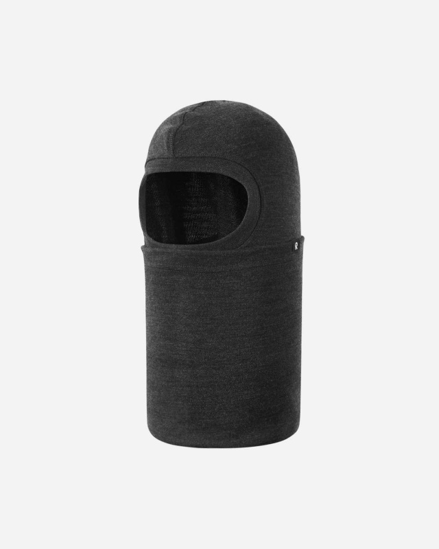 Dětská kukla Reima Salassa - black melange Velikost: 48-50cm (1-3 roky)