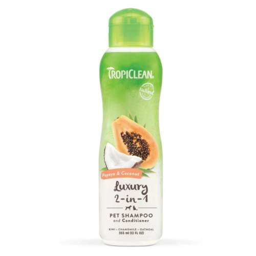 TROPICLEAN šampón papaja a kokos 355ml