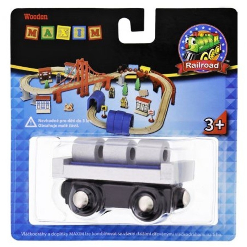Maxim Dřevěný vagón s cívkami