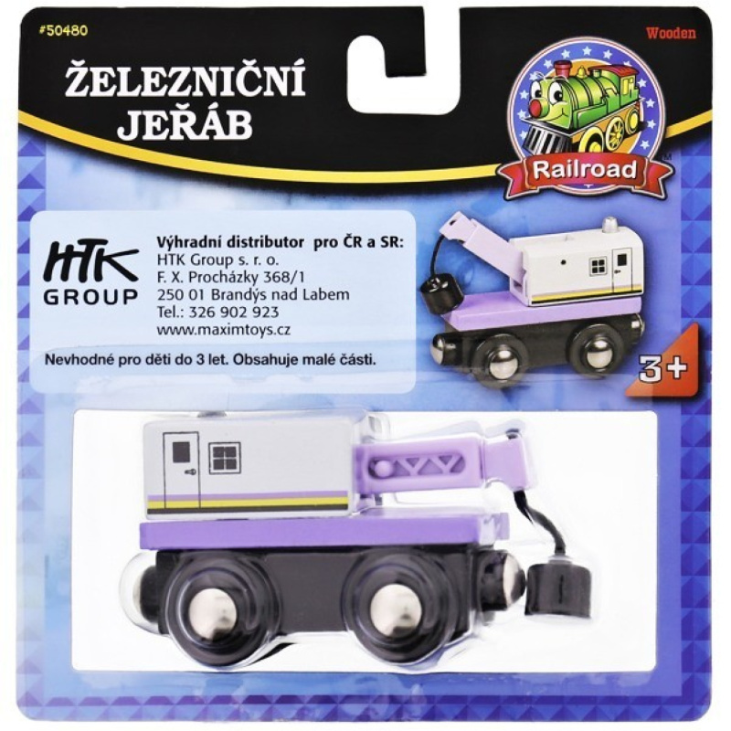 Maxim Dřevěný železniční jeřáb