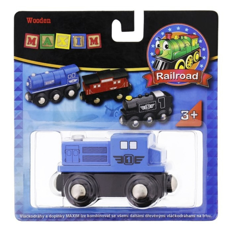 Maxim Dřevěná dieselová lokomotiva