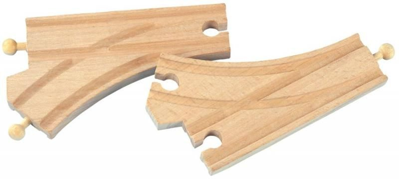 Vláčkodráha koleje - Výhybka standartní, 2ks (Maxim)