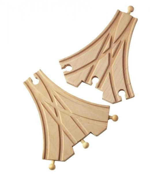 Vláčkodráha koleje - Výhybka třícestná, 2ks (Maxim)