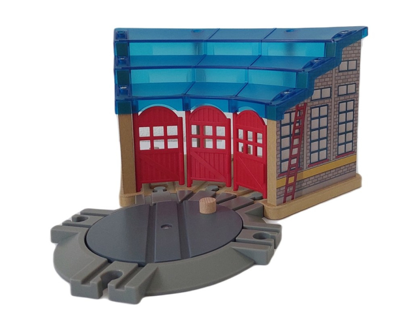 Vláčkodráha depo - S točnou pro tři lokomotivy (Maxim)