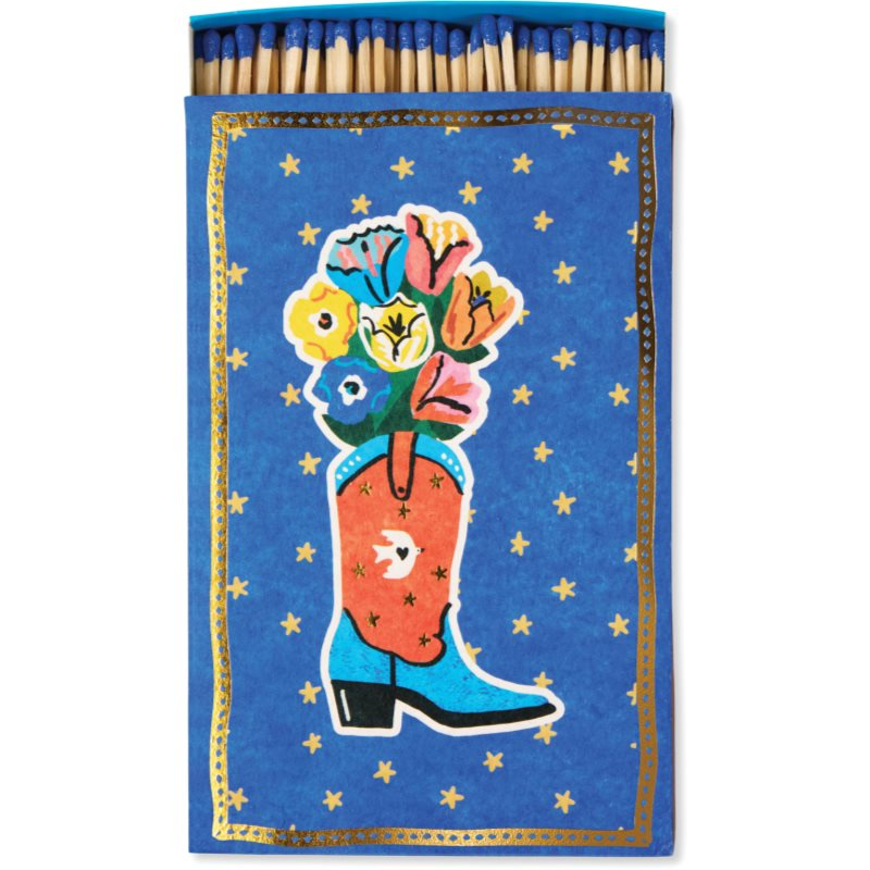 Paddywax Large Rectangle Matches Cowboy Boot zápalky 120 ks