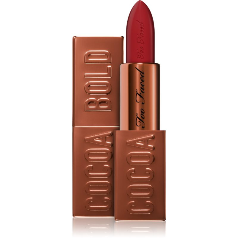 Too Faced Cocoa Bold Lipstick krémová rtěnka odstín Chocolate Lava 3.3 g