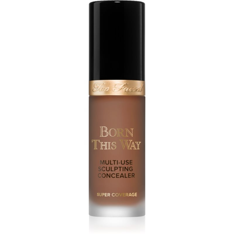 Too Faced Born This Way Super Coverage Multi-Use Concealer dlouhotrvající korektor pro plné krytí odstín Spiced Rum 13,5 ml