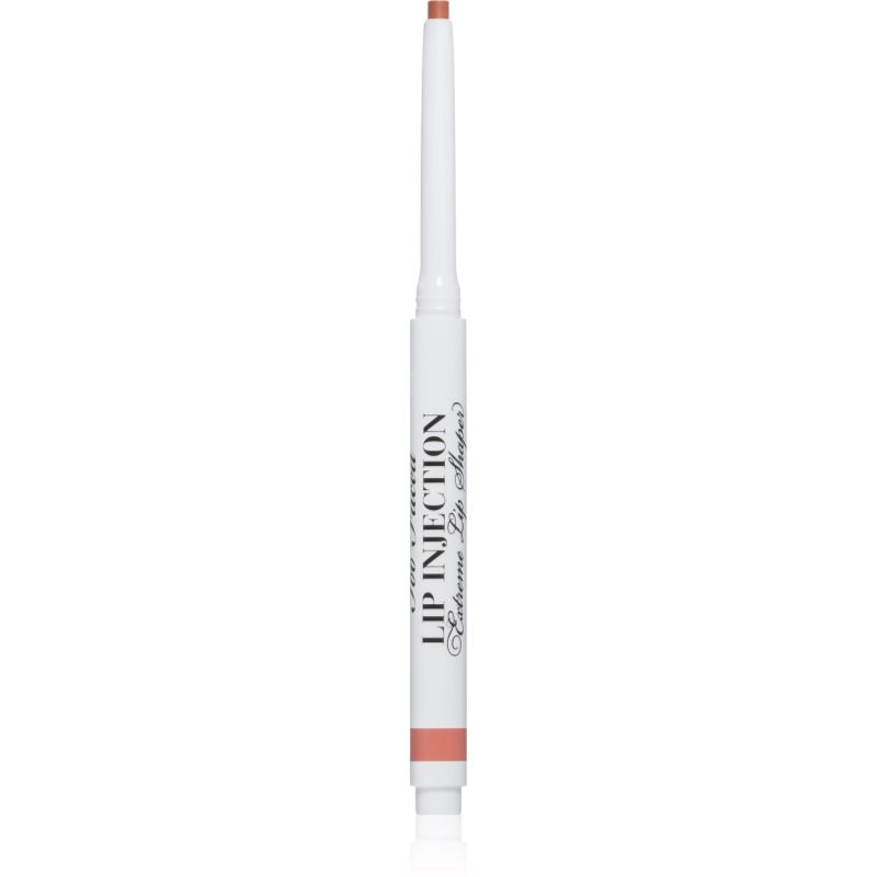 Too Faced Lip Injection Extreme Lip Shaper konturovací tužka na rty pro dlouhotrvající objem odstín Post-Op Pink 0,38 g