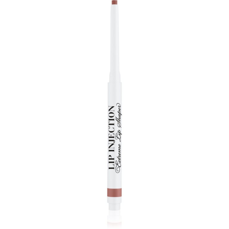 Too Faced Lip Injection Extreme Lip Shaper konturovací tužka na rty pro dlouhotrvající objem odstín Puffy Nude 0,38 g