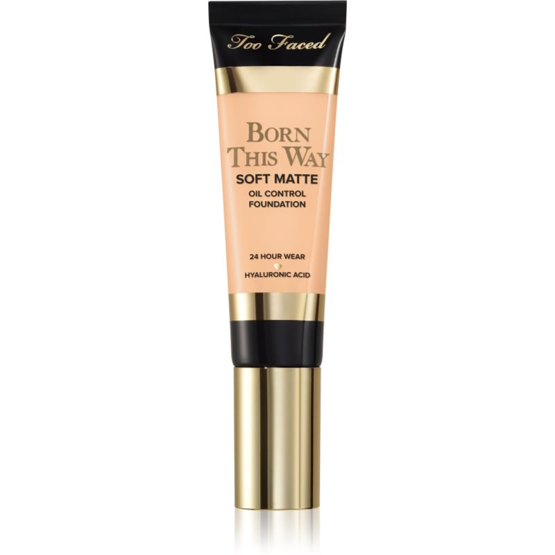 Too Faced Born This Way Soft Matte Foundation zmatňující make-up odstín Almond 30 ml