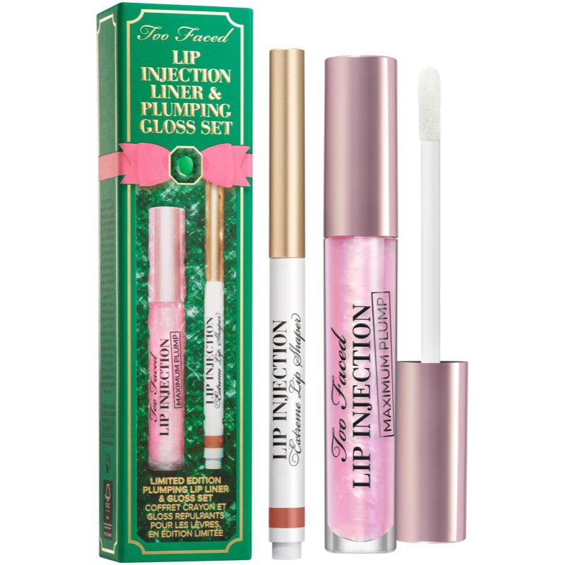 Too Faced Lip Injection Liner & Plumping Gloss Set dárková sada na rty Original
