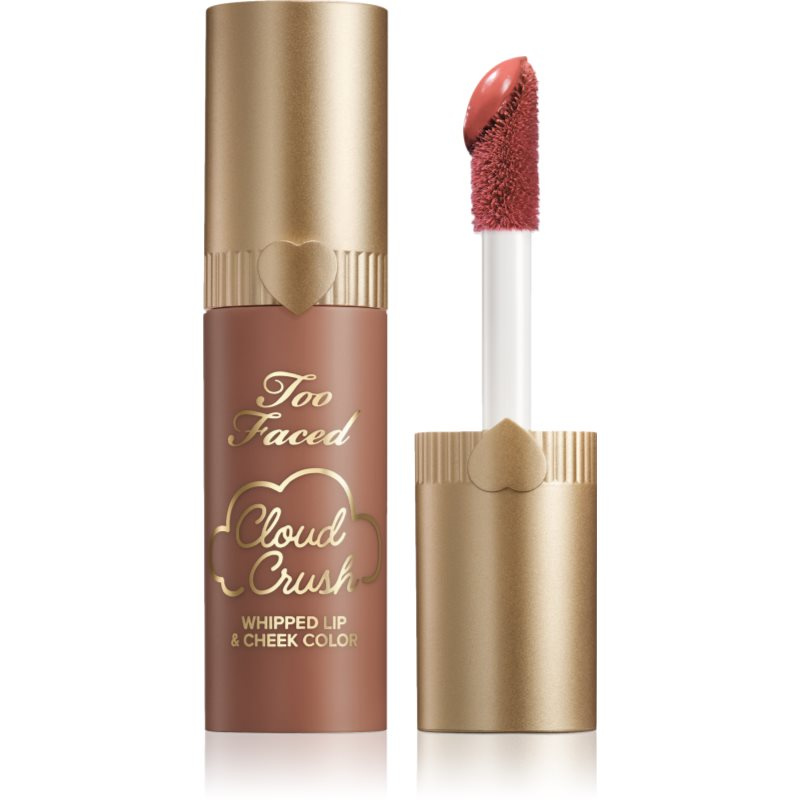 Too Faced Cloud Crush Whipped Lip & Cheek Color tekutá tvářenka na rty a tváře odstín Milk & Cookies 4.3 g