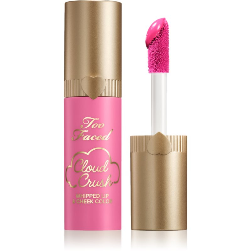 Too Faced Cloud Crush Whipped Lip & Cheek Color tekutá tvářenka na rty a tváře odstín Super Candy Clouds 4.3 g