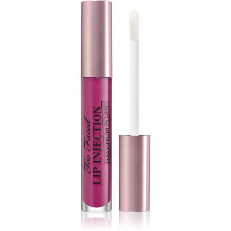 Too Faced Lip Injection Maximum Plump Extra Strength Lip Plumper Gloss dlouhotrvající lesk na rty pro extra objem odstín Berry Crush 4 g