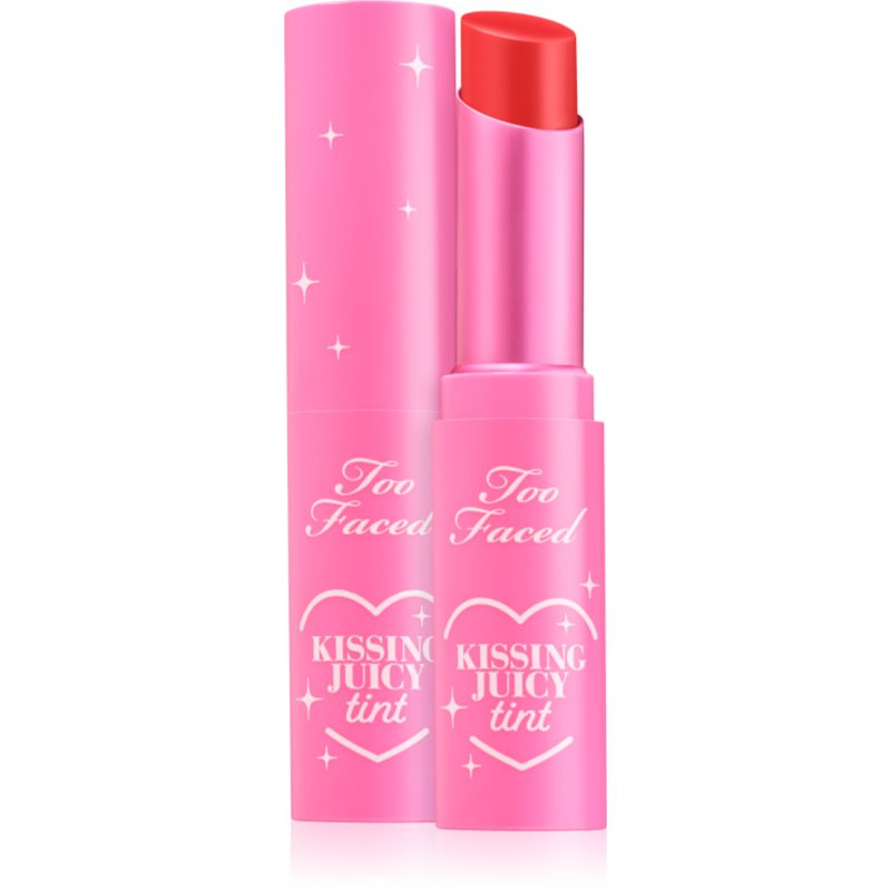 Too Faced Kissing Juicy Lip Tint tónovací balzám na rty s hydratačním účinkem odstín Sour Watermelon 3 g