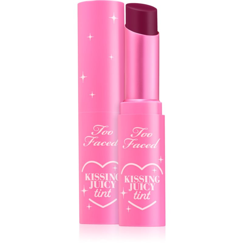 Too Faced Kissing Juicy Lip Tint tónovací balzám na rty s hydratačním účinkem odstín Grape Soda 3 g