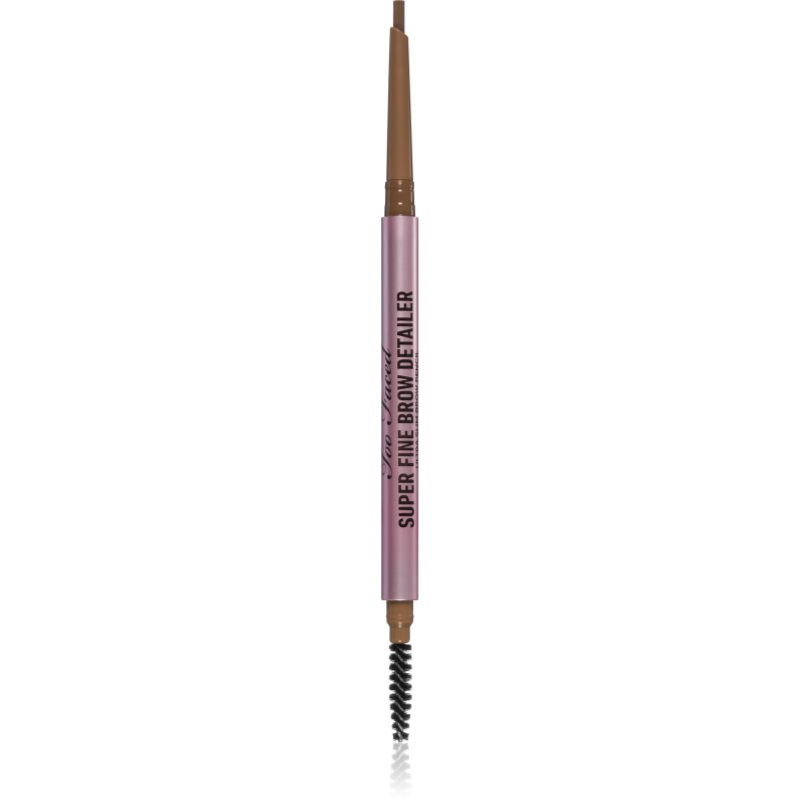 Too Faced Super Fine Brow Detailer Eyebrow Pencil dlouhotrvající tužka na obočí odstín Medium Brown 0,08 g