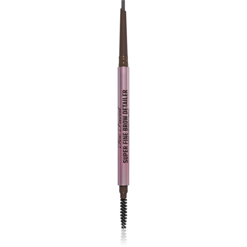 Too Faced Super Fine Brow Detailer Eyebrow Pencil dlouhotrvající tužka na obočí odstín Espresso 0,08 g
