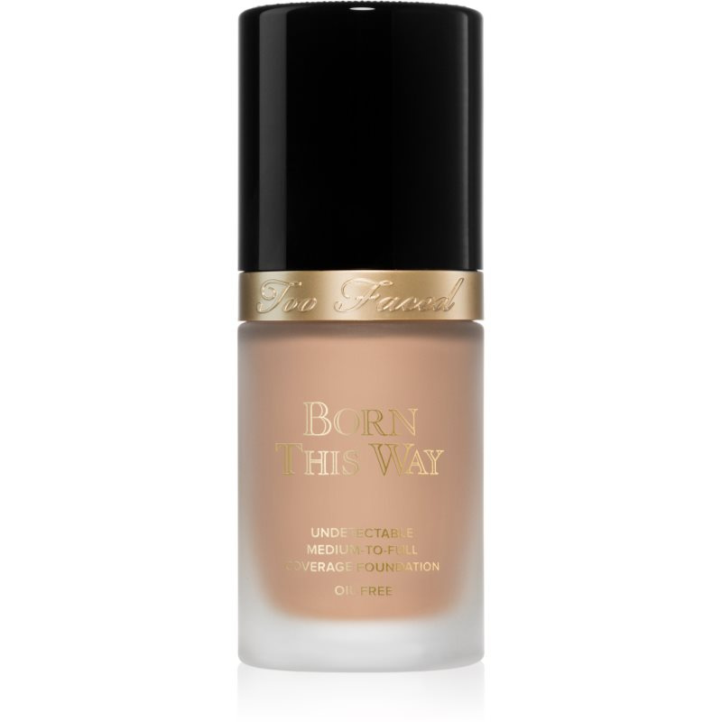 Too Faced Born This Way Flawless Coverage Natural Finish Foundation krycí make-up pro přirozený vzhled odstín Porcelain 30 ml