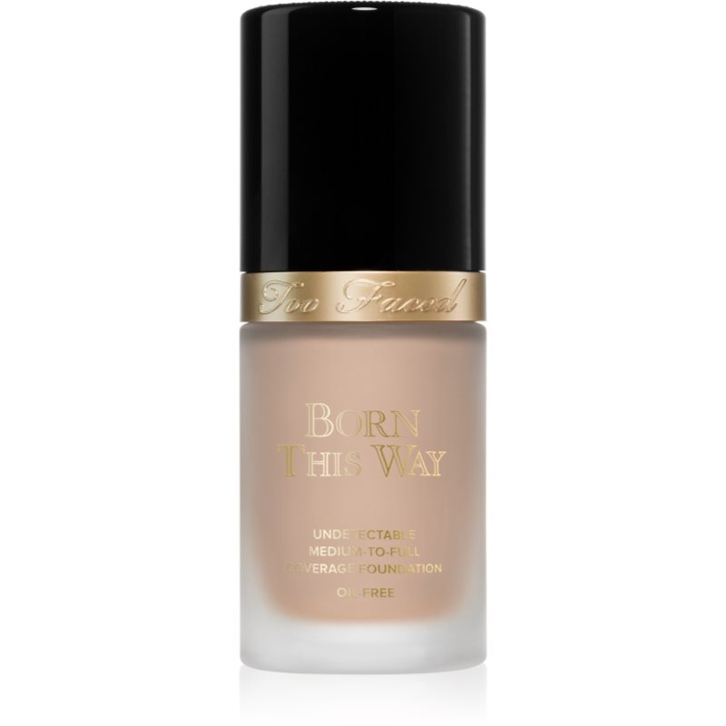 Too Faced Born This Way Flawless Coverage Natural Finish Foundation krycí make-up pro přirozený vzhled odstín Snow 30 ml