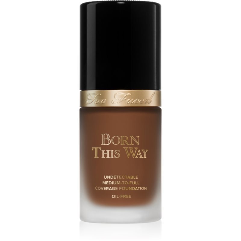 Too Faced Born This Way Flawless Coverage Natural Finish Foundation krycí make-up pro přirozený vzhled odstín Tiramisu 30 ml