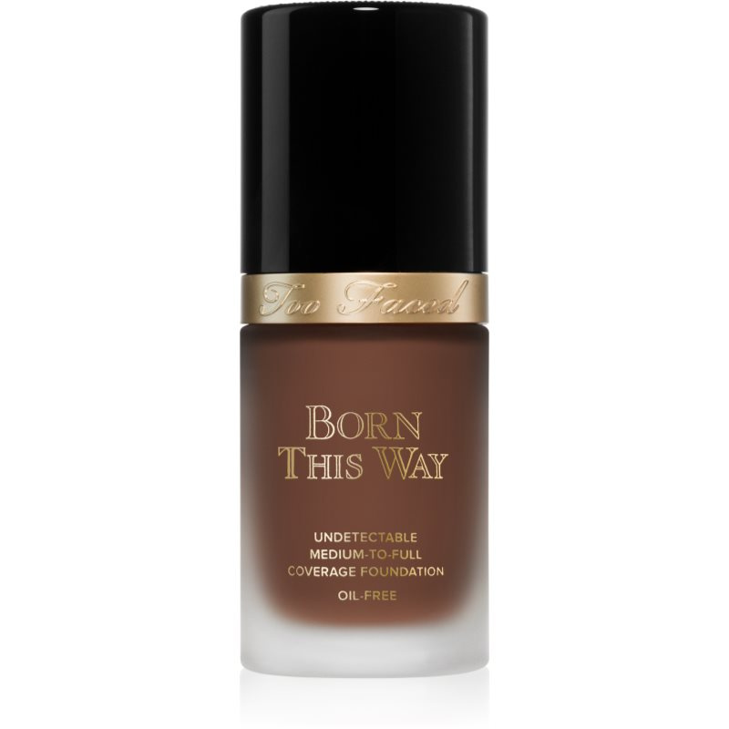 Too Faced Born This Way Flawless Coverage Natural Finish Foundation krycí make-up pro přirozený vzhled odstín Truffle 30 ml