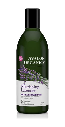 AVALON Organics AVALON sprchový gel Levandule, 355ml